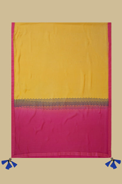 Yellow, Blue and Pink Unstitched Suit Piece